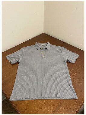 Men's Slim Fit Polo Shirt, 65% Polyester 28% Rayon 7% Spandex, Golf Workout
